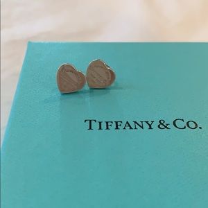 Tiffany & Co. Mini Heart Tag Earrings